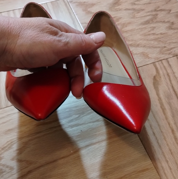 Tamara Mellon Capretto Flats Red Size EU42/US:10-10.5 - Picture 3 of 15